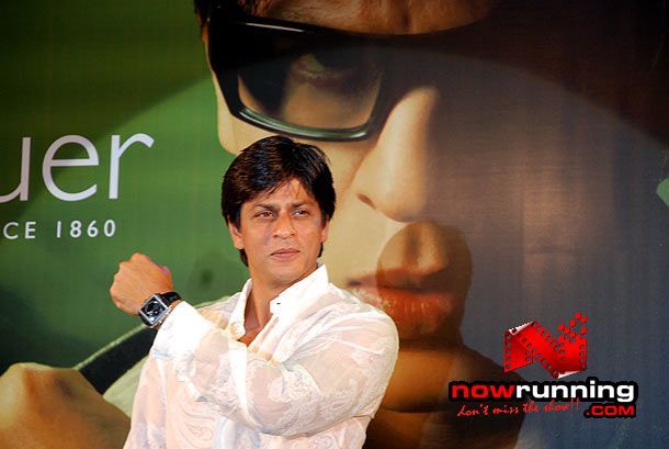 Shahrukh Khan unveils his Tag Heuer DON watch Pictures nowrunning